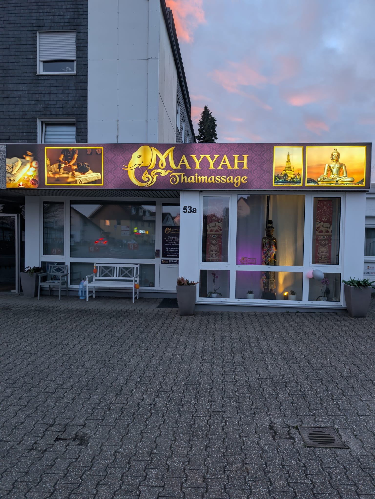 Außenansicht Mayyah Thaimassage